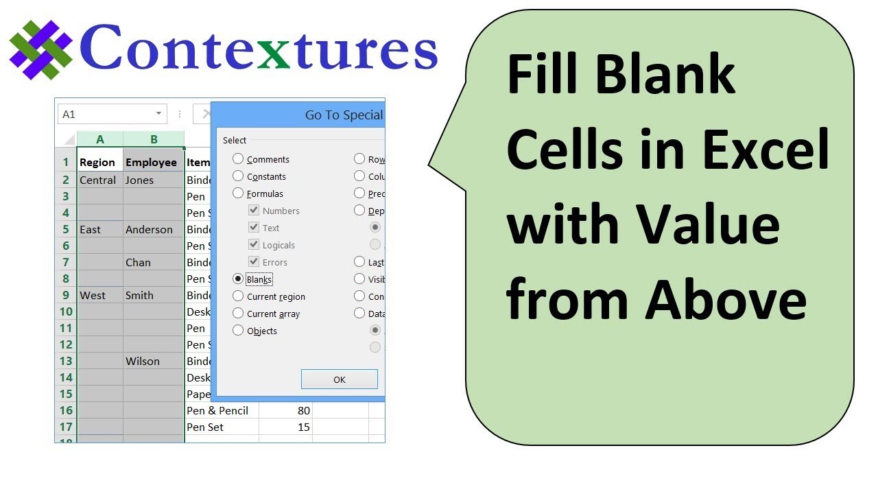 excel for mac fill in zeros for empty cells